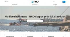 Desktop Screenshot of nho.no